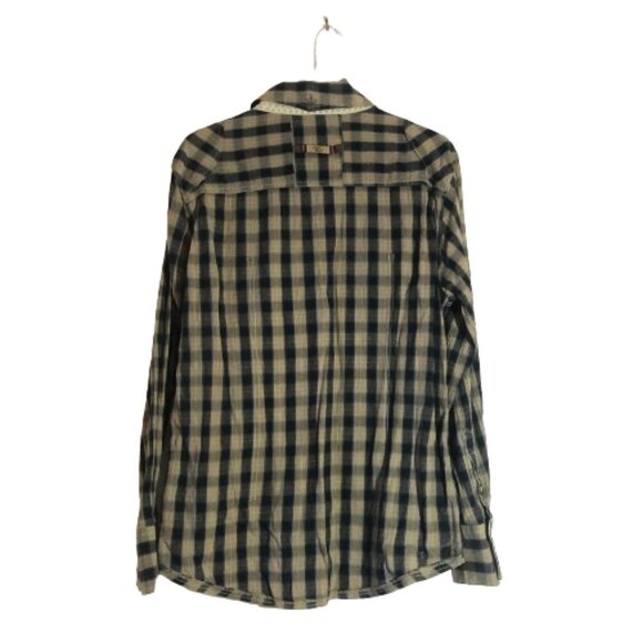 English Laundry Blaque label by Christopher Wicks 100% cotton checkered shirt - Picture 16 of 16